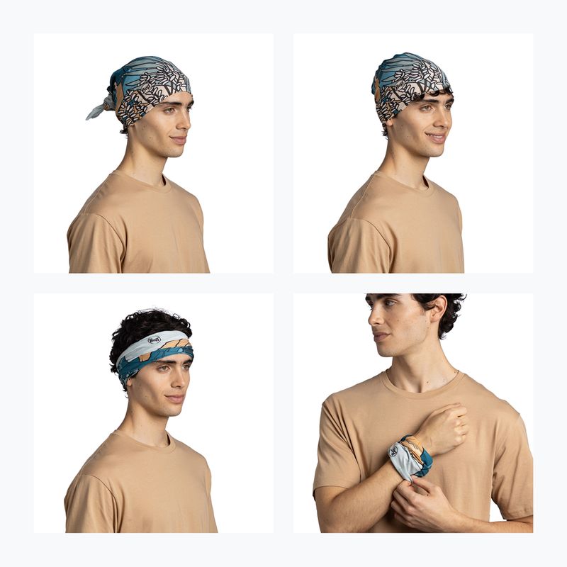 Хустка багатофункційна BUFF Coolnet UV nive teal 6