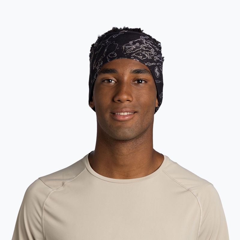 Пов'язка на голову BUFF CoolNet UV Wide front black 2