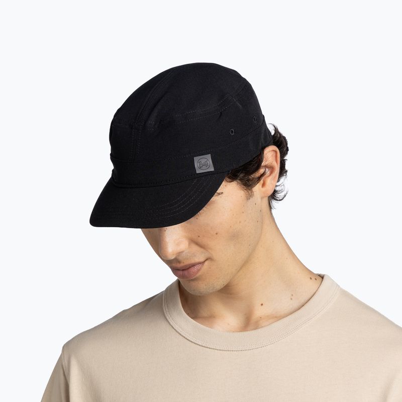 Кепка з козирком BUFF Military solid black 4