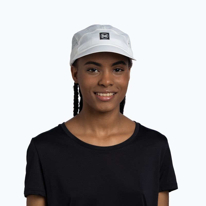 Кепка BUFF Speed solid white 3