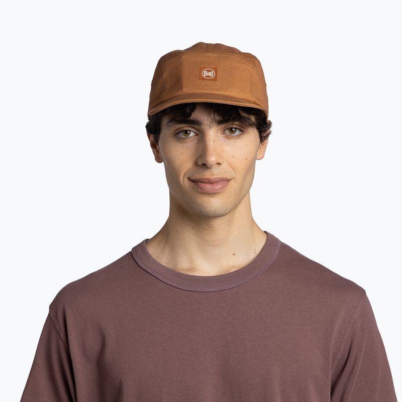 Кепка BUFF 5 Panel Venture solid camel 3