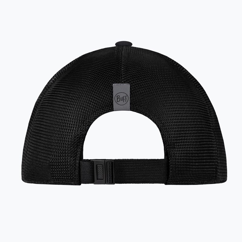 Кепка BUFF Explore Trucker cream logo black 2