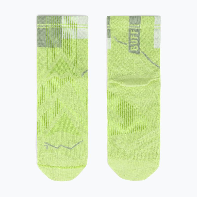 Шкарпетки BUFF CoolNet Quarter lime 2