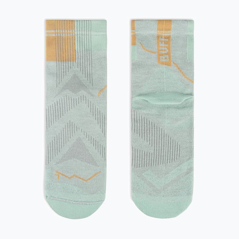 Шкарпетки BUFF CoolNet Quarter seagrove green 3