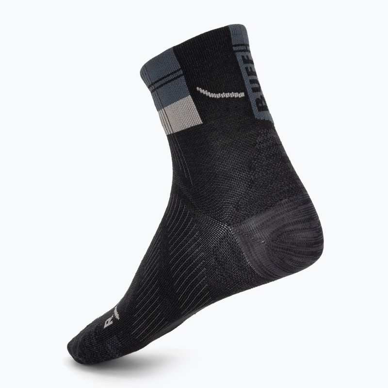 Шкарпетки BUFF CoolNet Quarter black 2