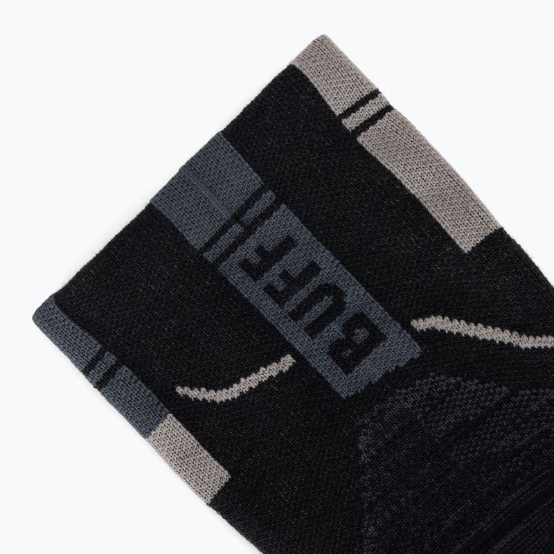 Шкарпетки BUFF CoolNet Quarter black 3