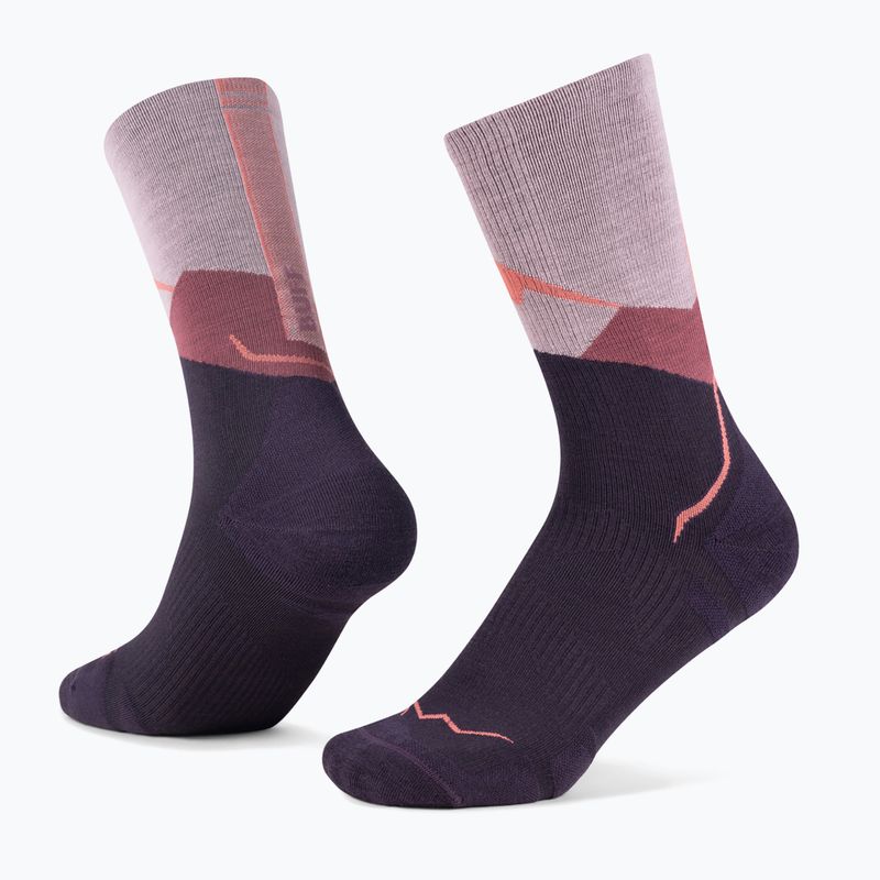Шкарпетки BUFF Merino Lightweight Crew LWC1 pink