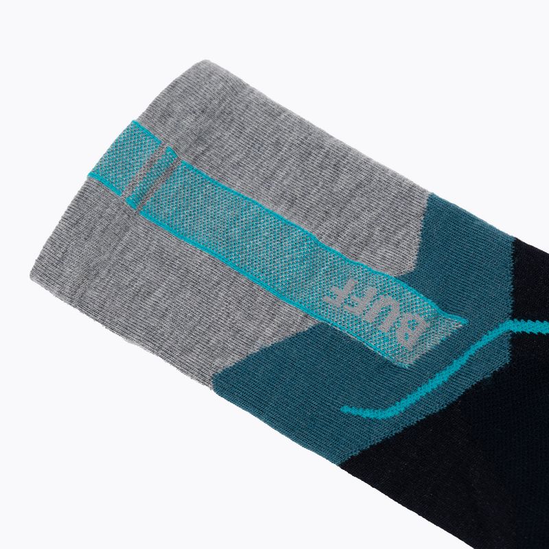 Шкарпетки BUFF Merino Lightweight Crew LWC1 teal 3