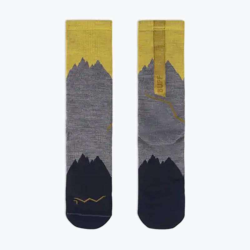 Шкарпетки BUFF Merino Lightweight Crew LWC3 сірі 6