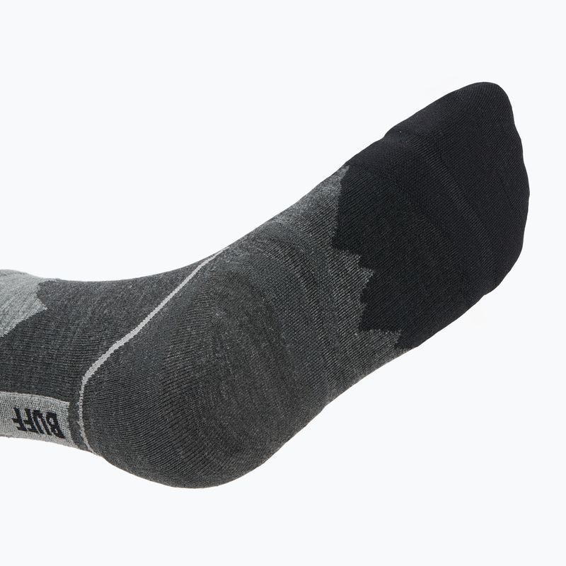 Шкарпетки BUFF Merino Lightweight Crew LWC3 чорні 4