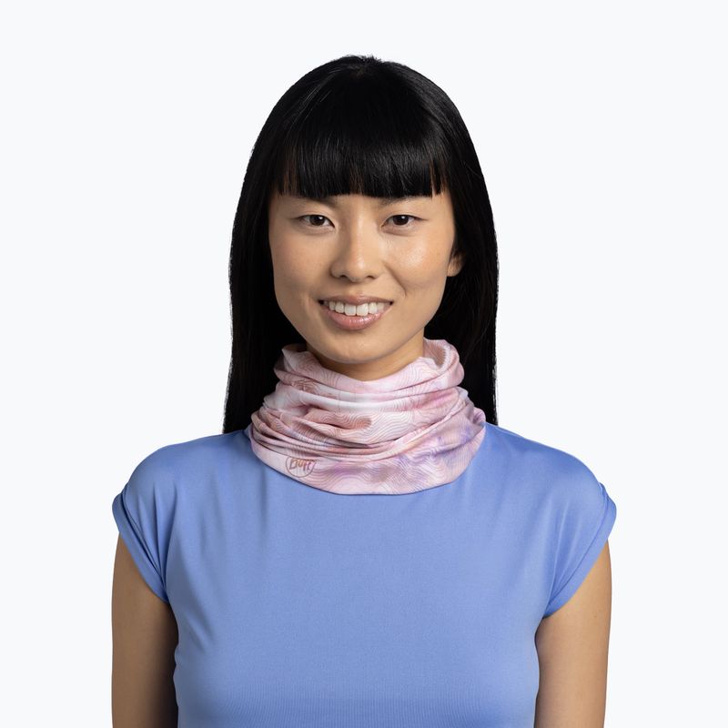 Багатофункціональна хустка BUFF Coolnet UV Insect Shield Solid orisa pink azalea 3