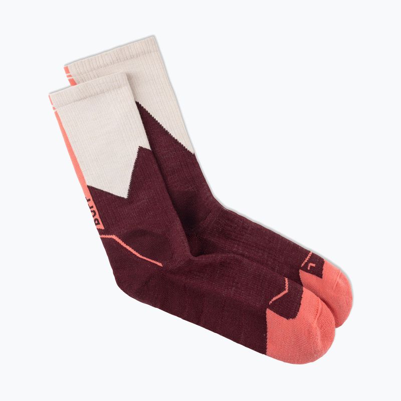 Шкарпетки BUFF Midweight Crew wine 2