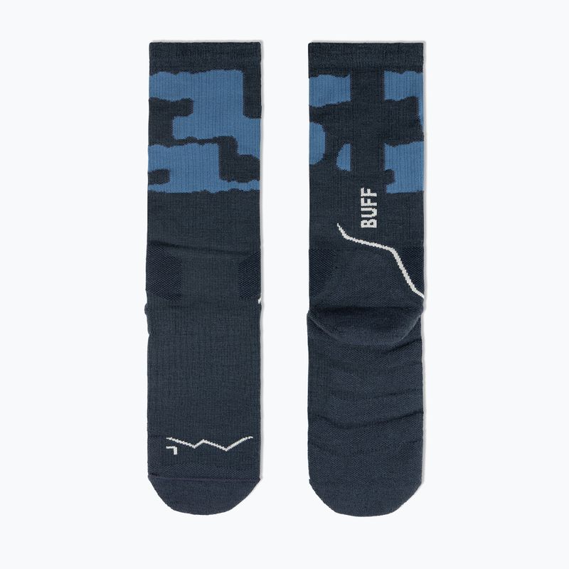 Шкарпетки BUFF Midweight Crew night blue 3