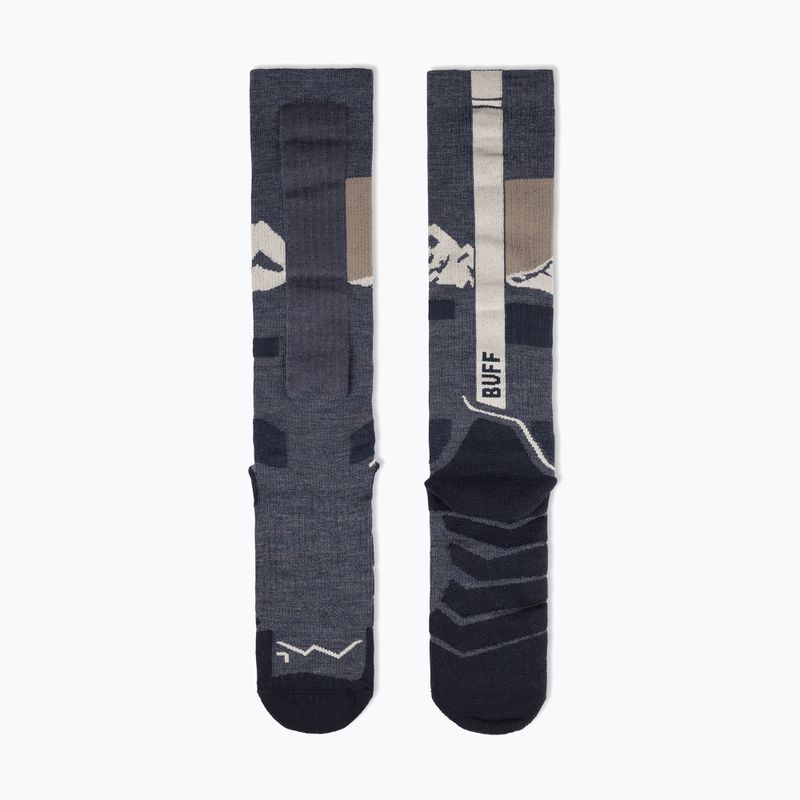 Шкарпетки BUFF Merino Heavyweight Over The Calf night blue 3
