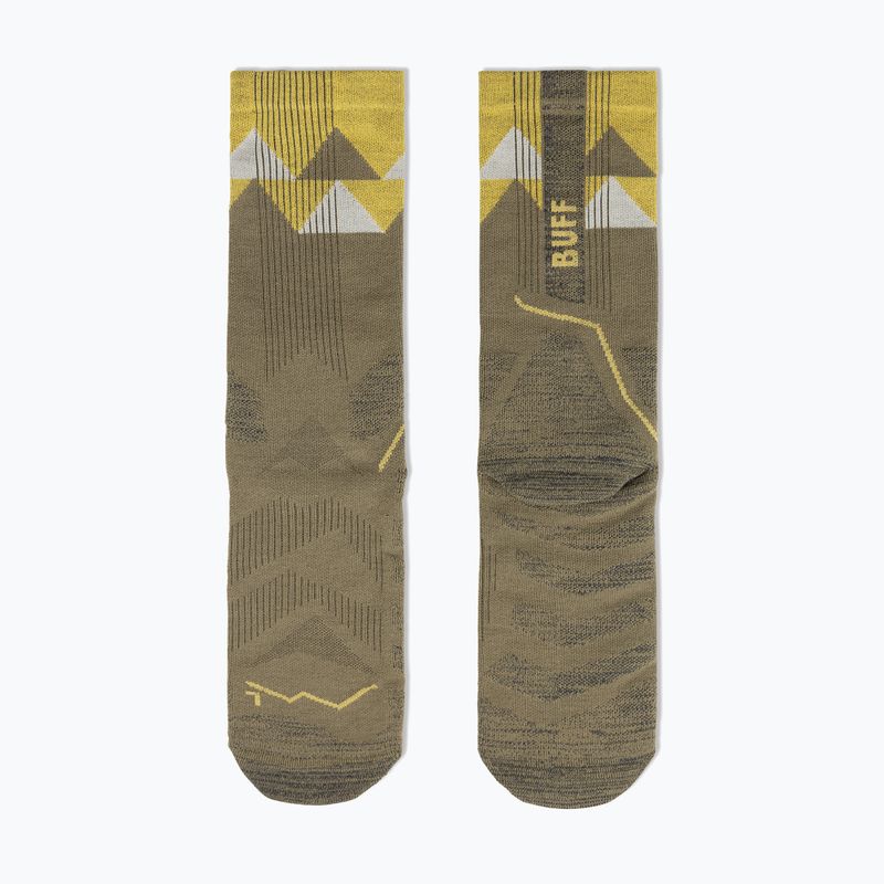 Шкарпетки BUFF Thermomet Crew olive green 3