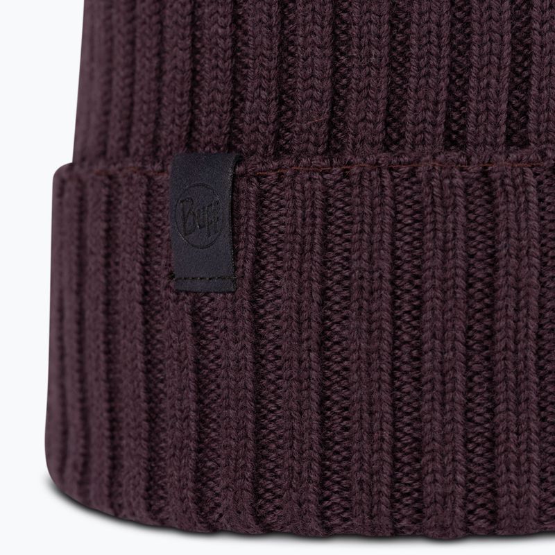Шапка зимова Buff Knitted Norval wine 2