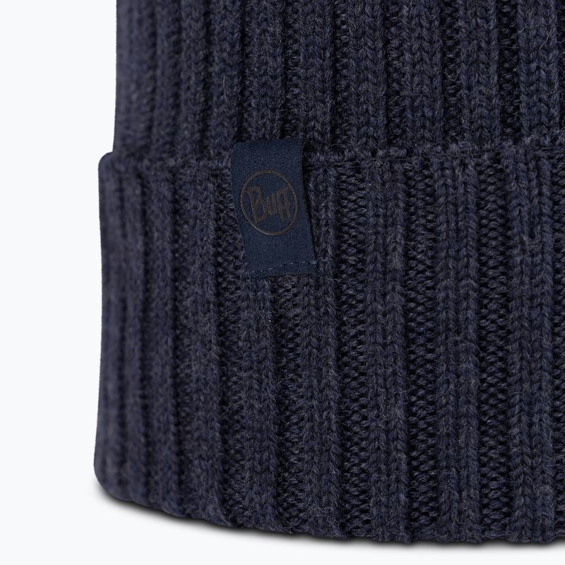 Шапка зимова Buff Knitted Norval night blue 2