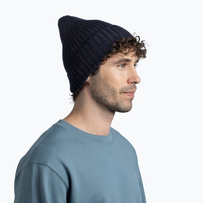 Шапка зимова Buff Knitted Norval night blue 4