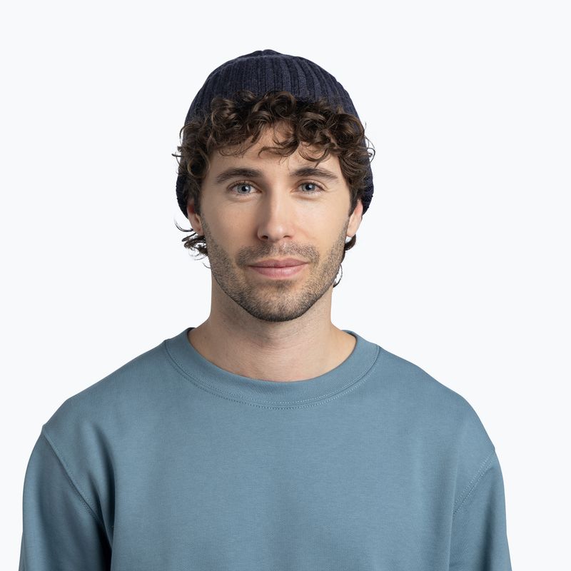 Шапка зимова Buff Knitted Erviny night blue 3