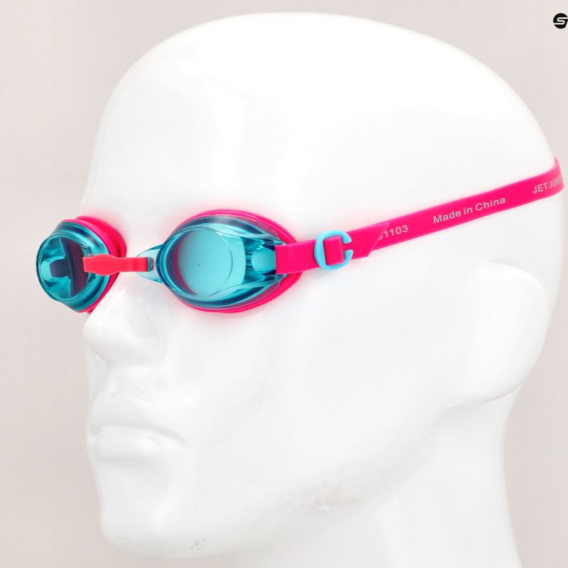 Окуляри для плавання дитячі Speedo Jet V2 ecstatic pink/aquatic blue 8-09298B981 6