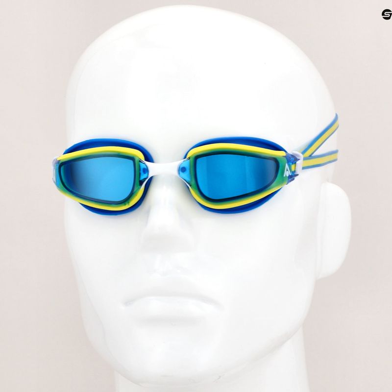 Окуляри для плавання Aquasphere Fastlane blue/yellow/blue 8