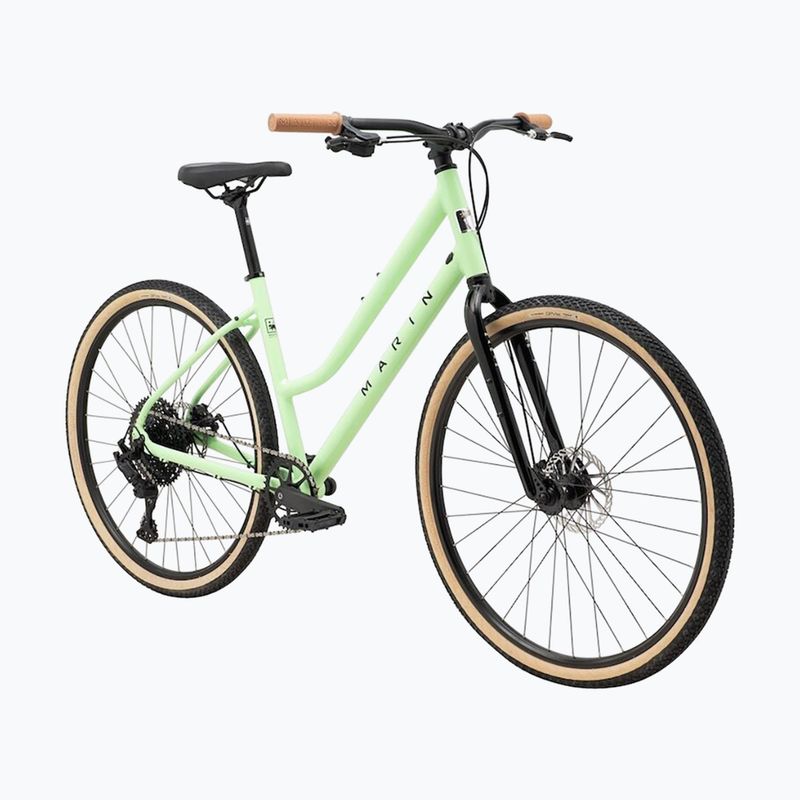 Жіночий кросовий велосипед Marin Kentfield 2 ST 700C глянцевий світло-зелений / чорний 2