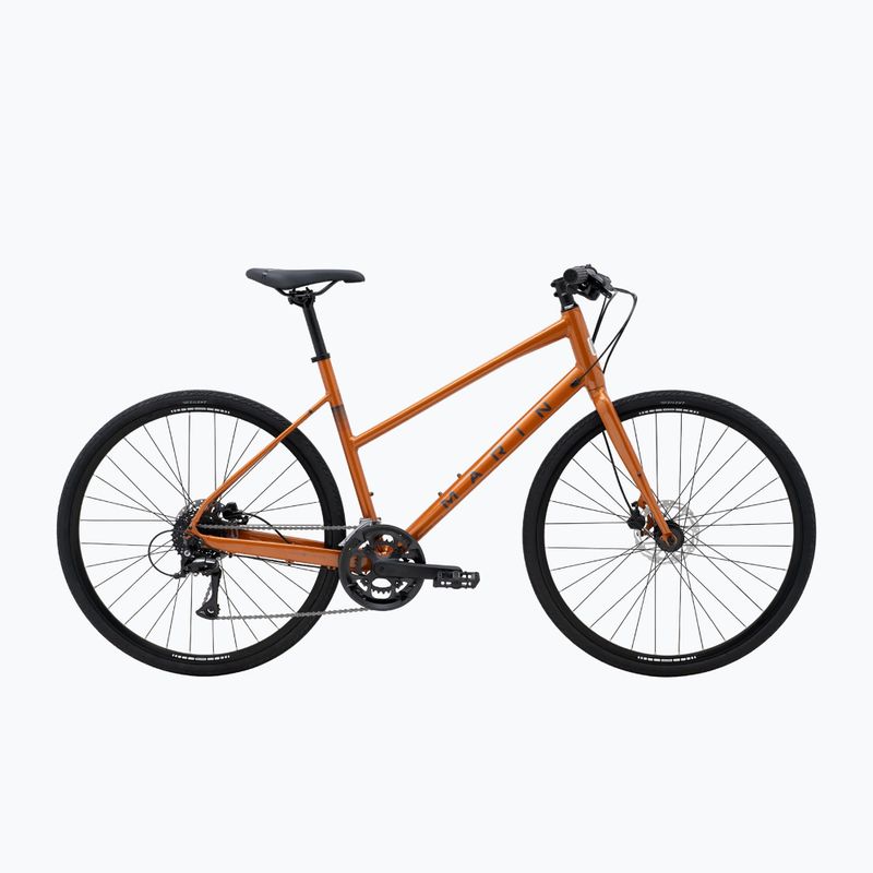 Велосипед кросовий жіночий Marin Fairfax 2 ST 700C мідний/сірий