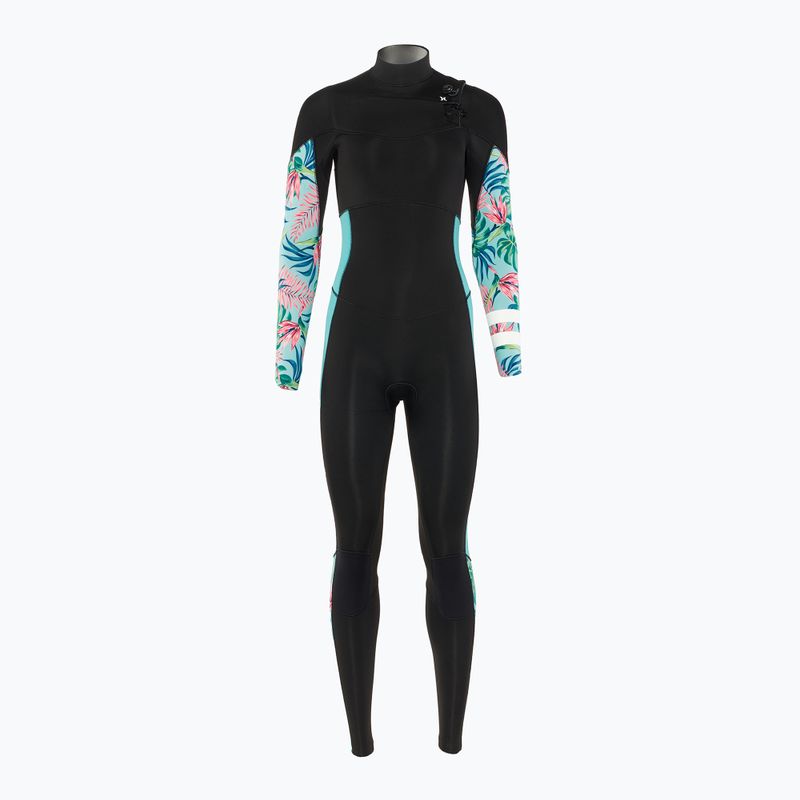 Жіночий гідрокостюм для тропічного плавання Hurley Plus з принтом 4/3 мм Fullsuit java