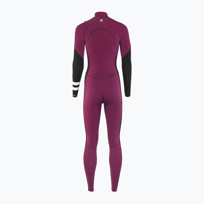 Жіночий гідрокостюм Hurley Plus 3/2 мм Fullsuit малиновий 2