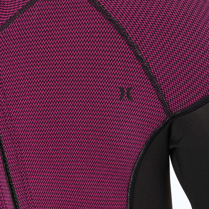 Жіночий гідрокостюм Hurley Advant Texture 2/2 мм Springsuit малиновий 4
