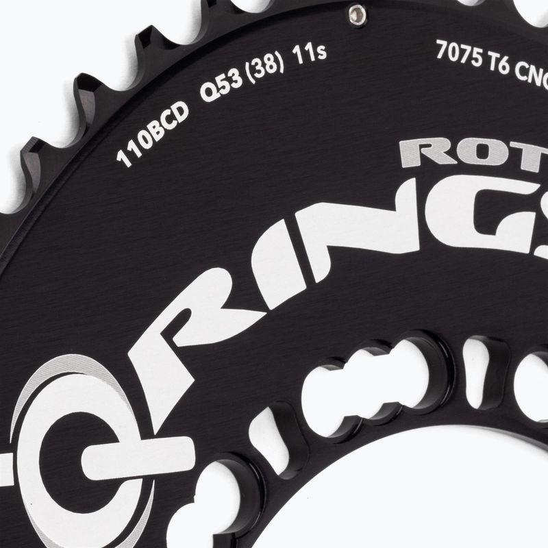 Зірка Rotor Q Rings Outer Aero чорна C01-002-08020A-0 3