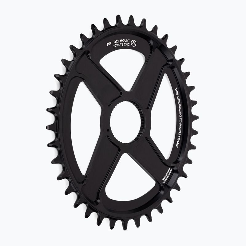 Зірочка Rotor Q Rings Dm Oval Chainring MTB 38T чорний 2