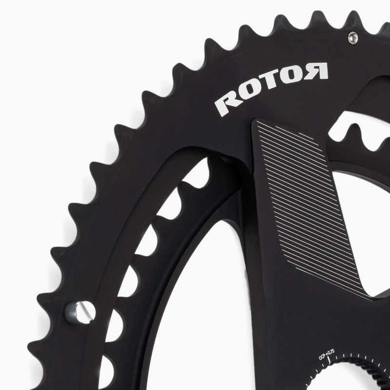 Зірочка Rotor Q Rings Dm Oval Chainring 50/34T чорний 3