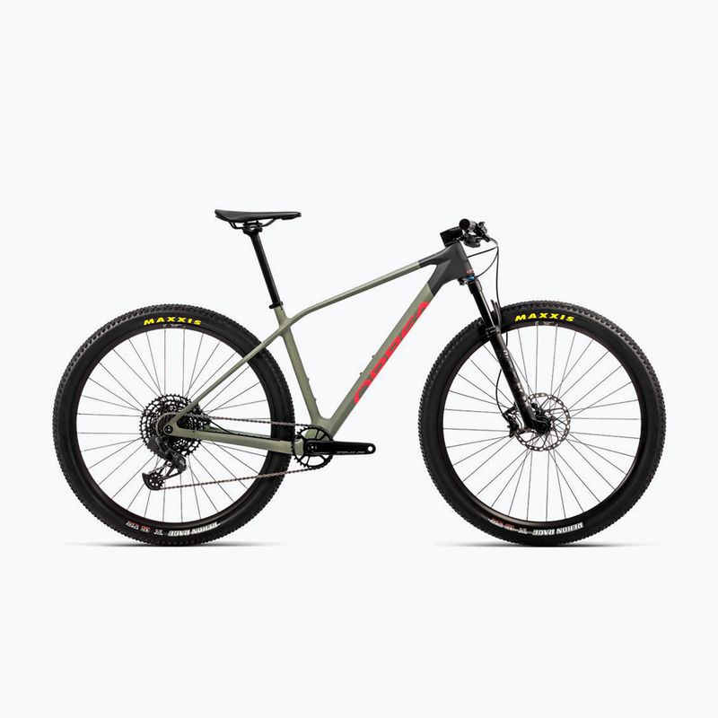 Гірський велосипед Orbea Alma M11-AXS зелений/червоний