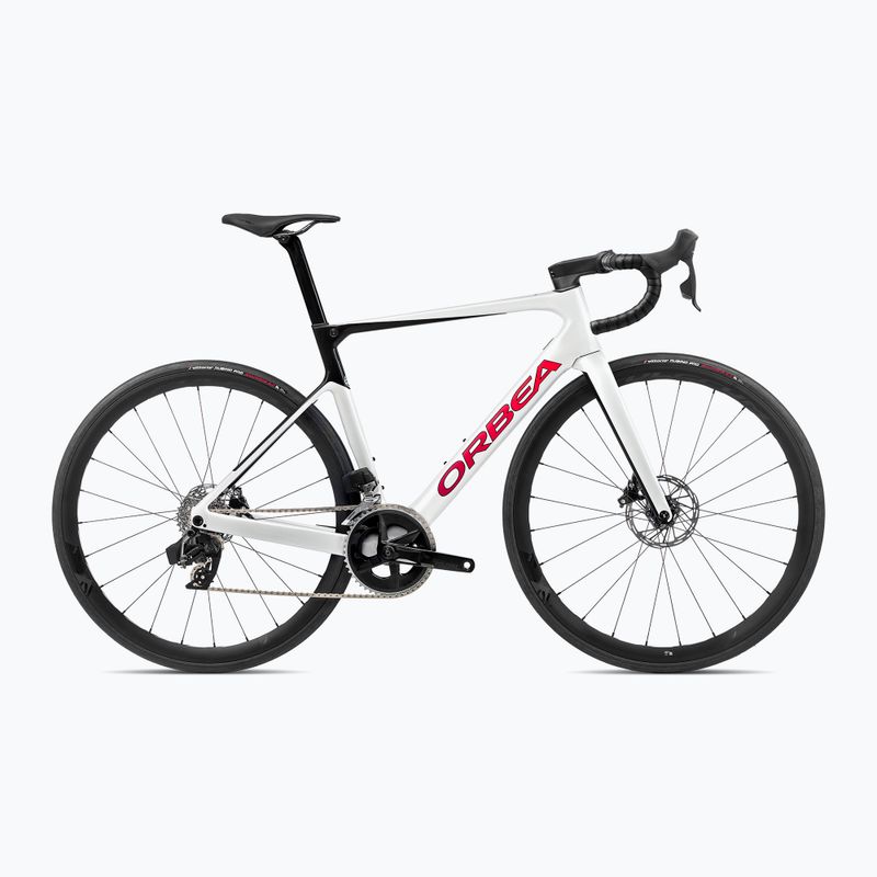 Дорожній велосипед Orbea Orca M31e LTD 2023 білий шик / чорний