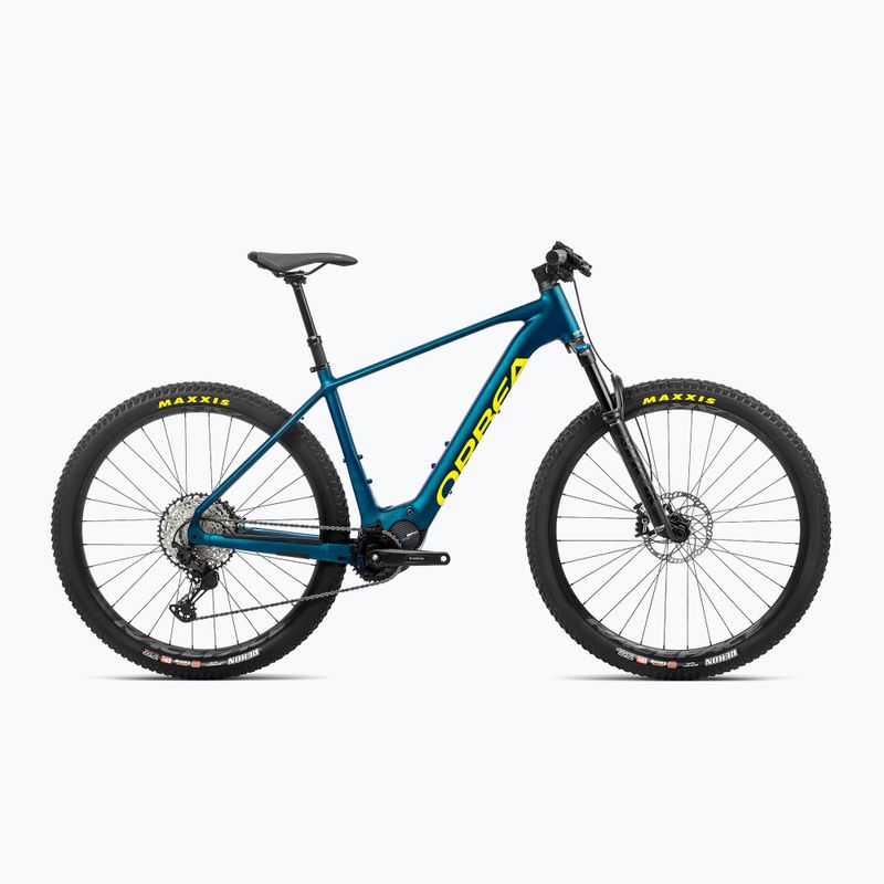 Електричний велосипед Orbea Urrun 10 42V 540Wh 2023 borealis blue / світиться жовтим кольором