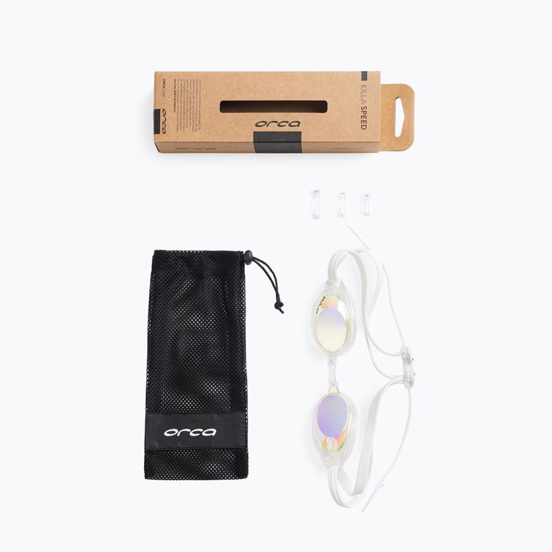 Окуляри для плавання Orca Killa Speed mirror white 5