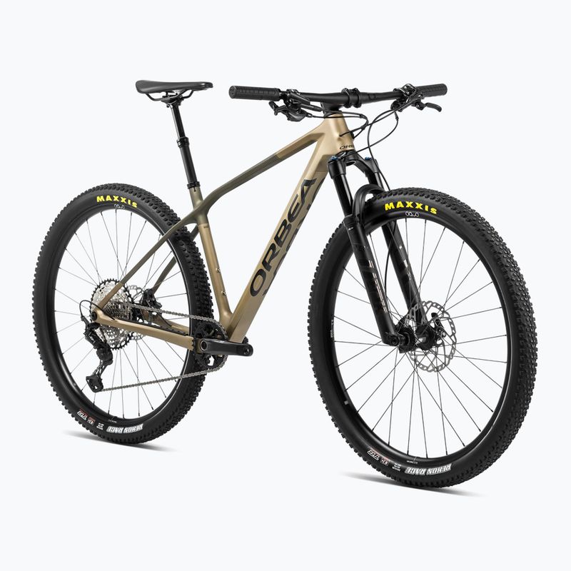 Велосипед гірський Orbea Alma M50 2024 baobab brown/green gold 2