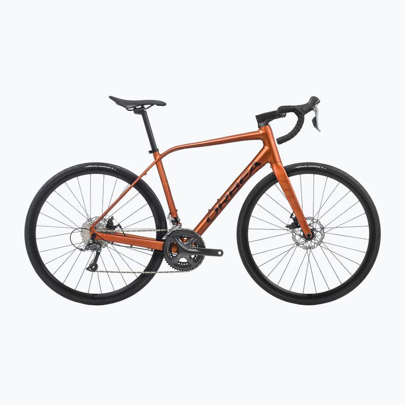 Велосипед шосейний Orbea Avant H60 2024 orange candy/cosmic bronze