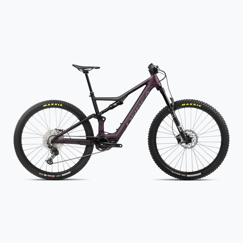 Велосипед електричний Orbea Rise H30 540Wh 2024 metallic mulberry/black