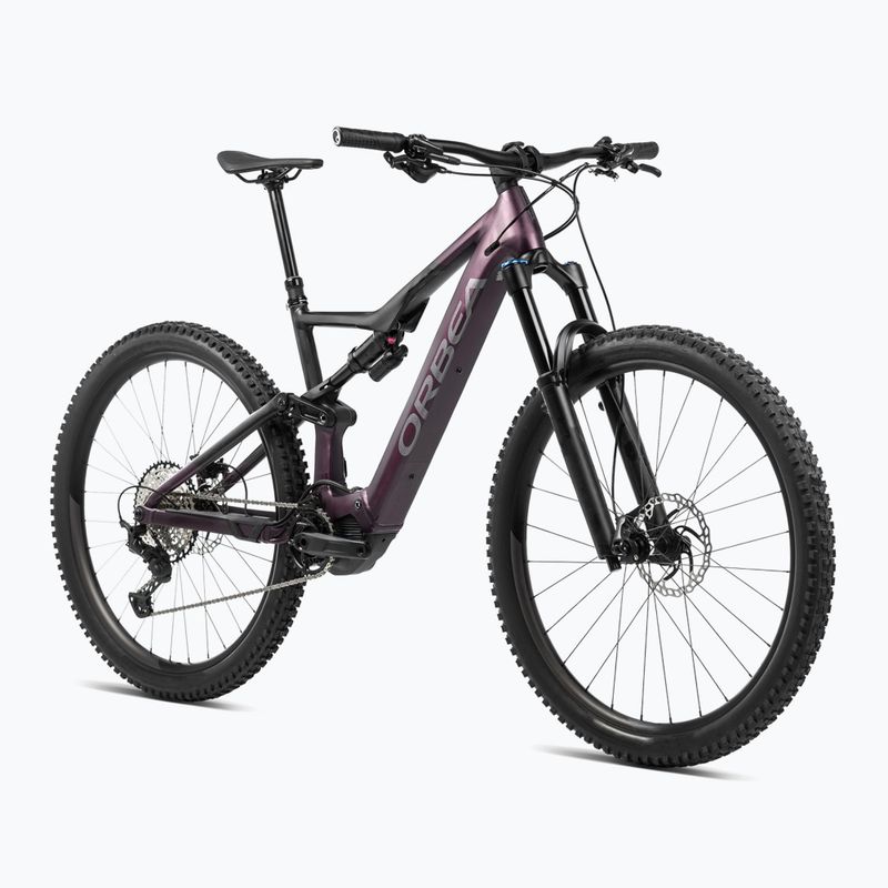 Велосипед електричний Orbea Rise H30 540Wh 2024 metallic mulberry/black 2