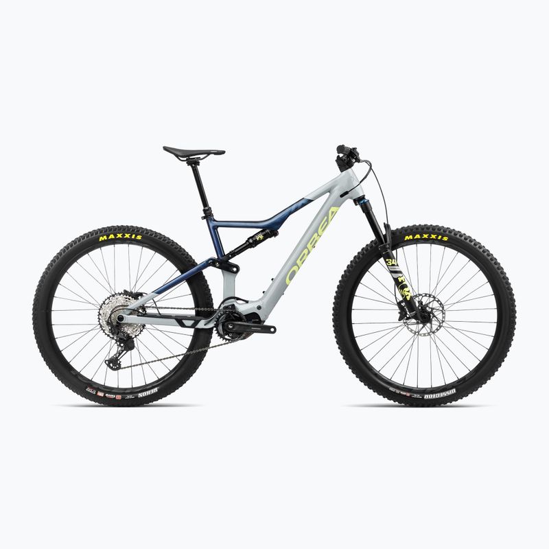 Велосипед електричний Orbea Rise H20 540Wh 2024 iceberg grey/moondust blue