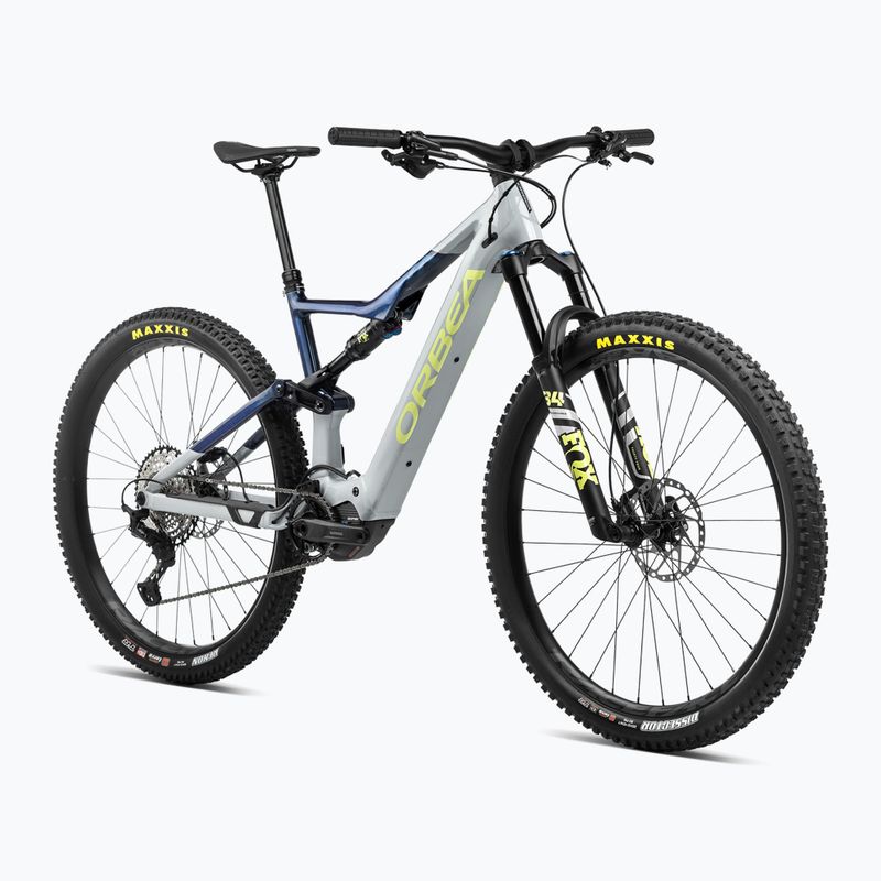 Велосипед електричний Orbea Rise H20 540Wh 2024 iceberg grey/moondust blue 2