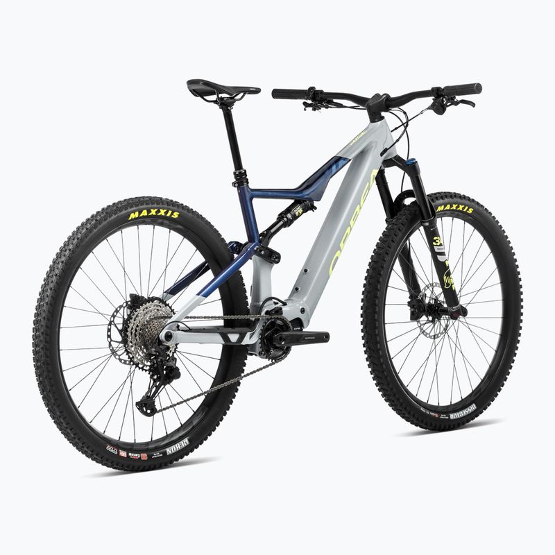 Велосипед електричний Orbea Rise H20 540Wh 2024 iceberg grey/moondust blue 3