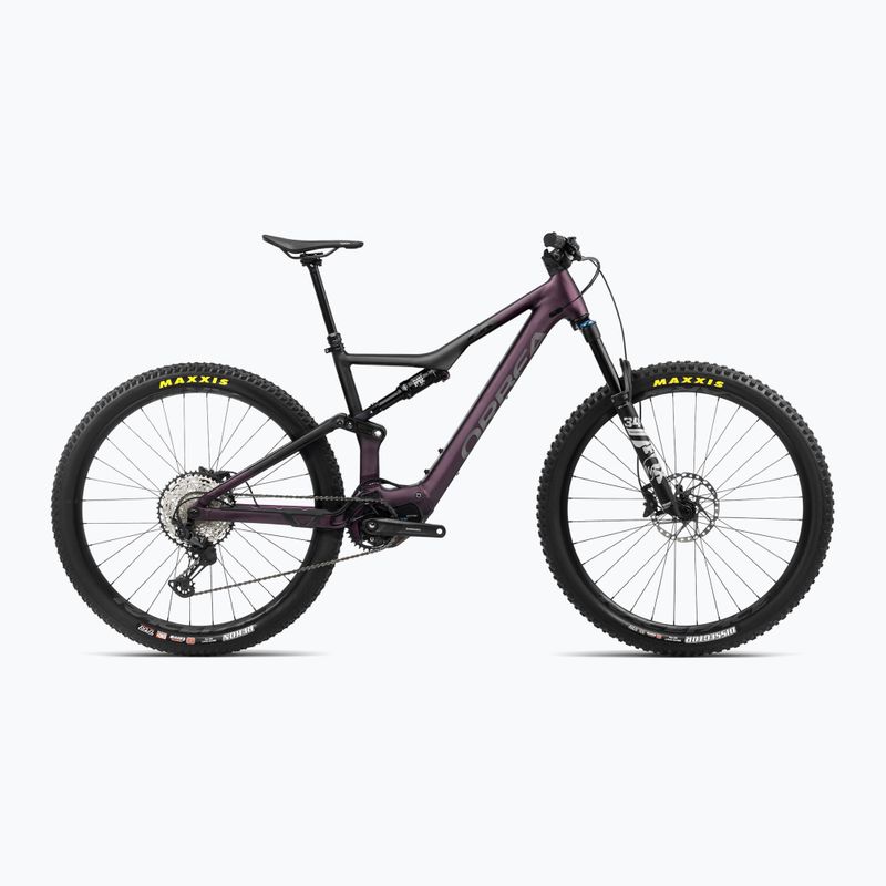 Велосипед електричний Orbea Rise H20 540Wh 2024 metallic mulberry/black