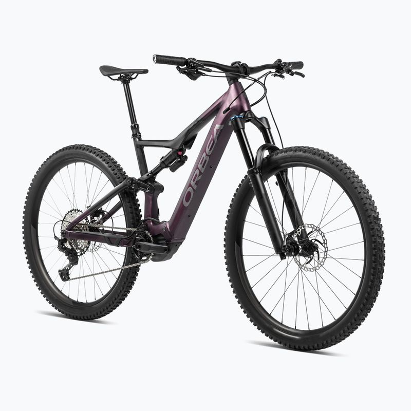 Велосипед електричний Orbea Rise H20 540Wh 2024 metallic mulberry/black 2