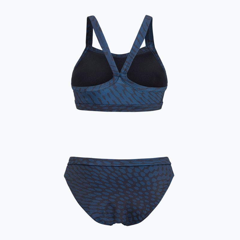 Жіночий роздільний купальник Orca Core Bikini з глибоким синім принтом 2