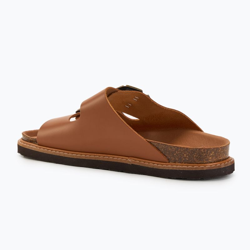 Шльопанці жіночі Genuins Galia Leather Dress camel 3