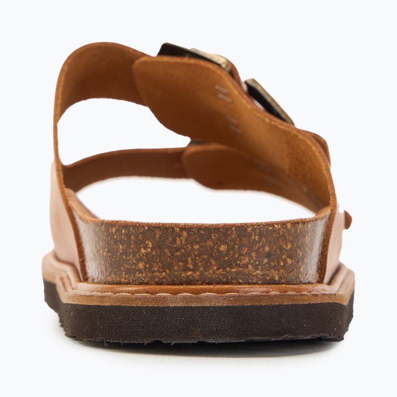 Шльопанці жіночі Genuins Galia Leather Dress camel 6