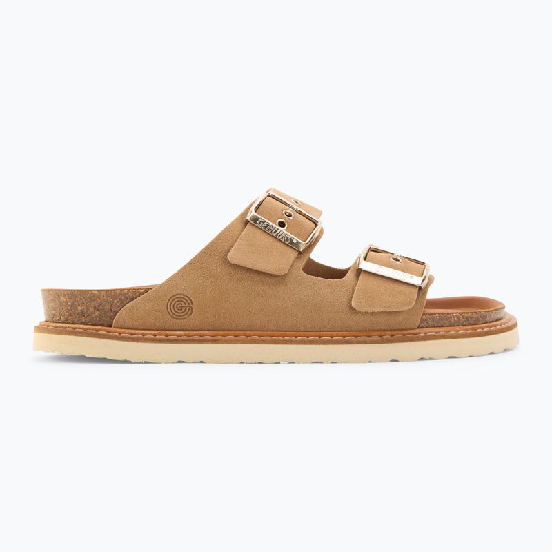 Шльопанці жіночі Genuins Hawaii Velour almond 2